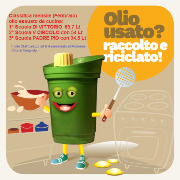 Riciclo olio esausto da cucina dell'IC Di Vittorio-Padre Pio
