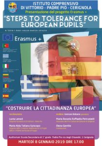 Presentazione progetto Erasmus +
