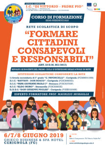 Corso di formazione per docenti "Formare cittadini consapevoli e responsabili"