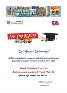 Cambridge Cerimony